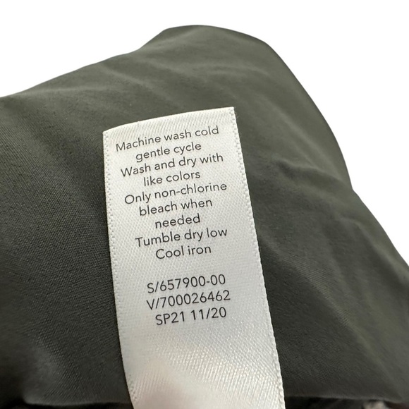 Athleta Womens Topanga Jumpsuit Sz 2X Olive Green Sleeveless Drawstring Waist - Picture 8 of 11